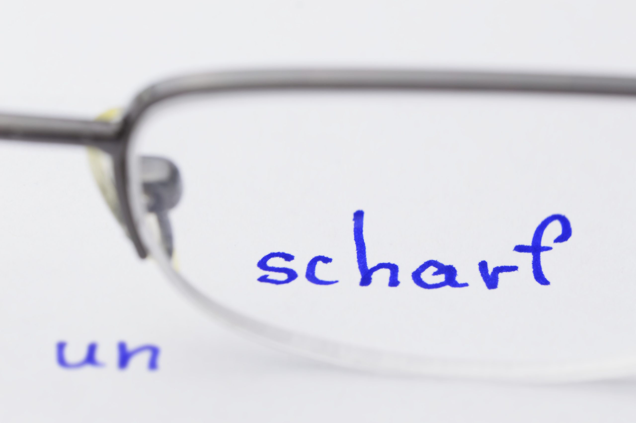 Unscharfes Sehen bei Makuladegeneration