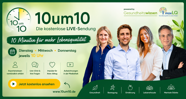 10um10-Live Sendung
